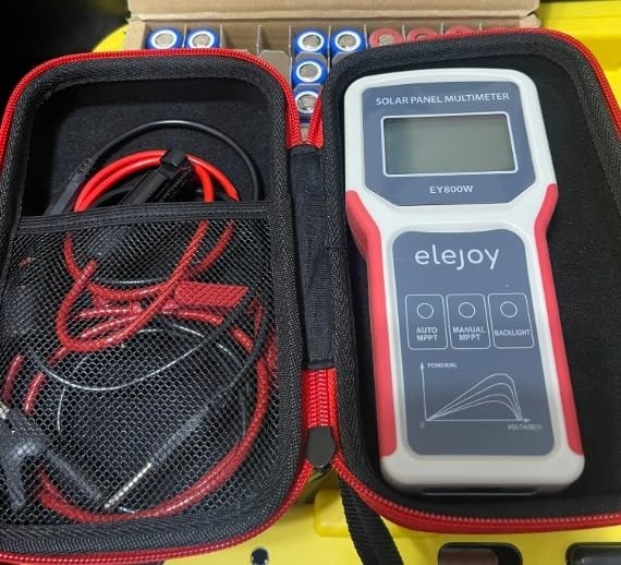 800W LCD MPPT Solar Panel Tester Photovoltaic Panel Multimeter Tool - NEW