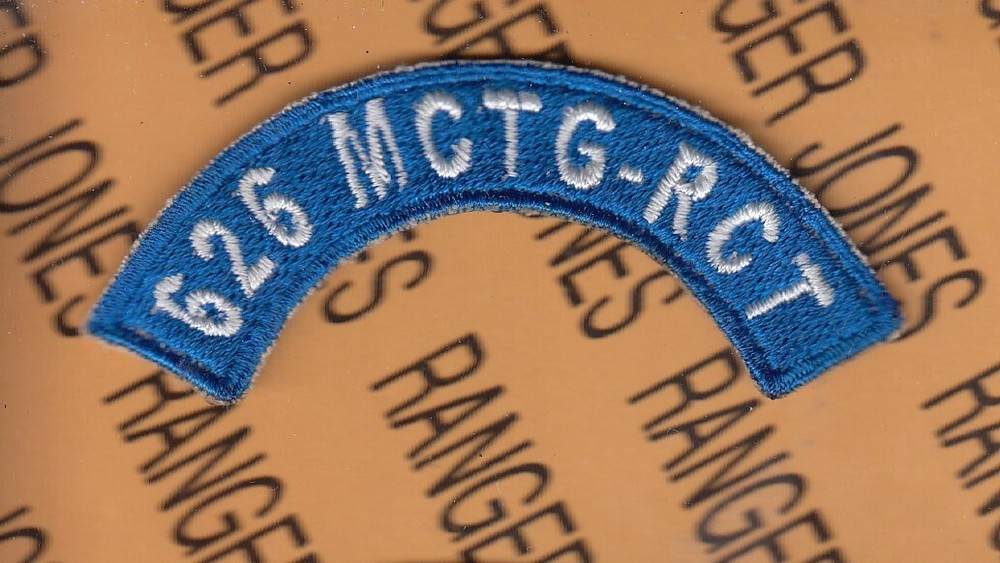 UK GB British Army 626th MCTG RCT uniform 3" patch tab