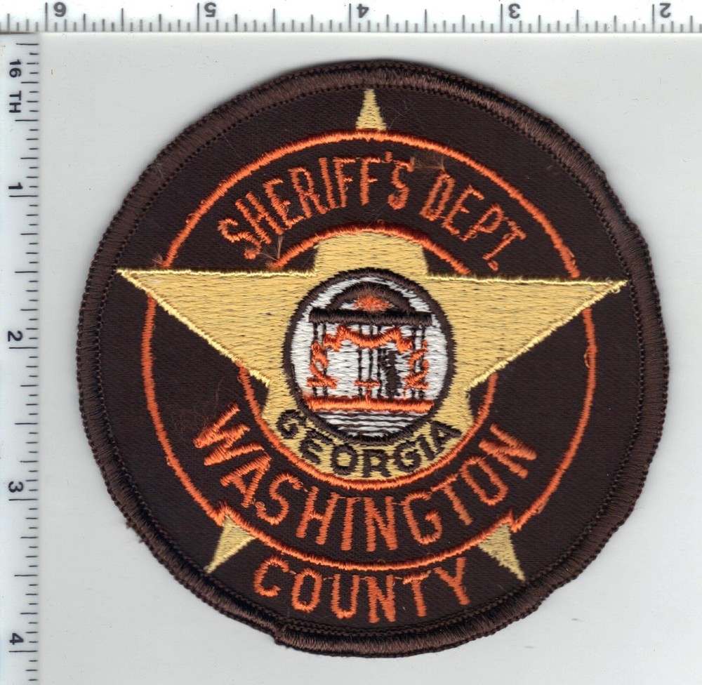 Washington County Sheriff's Dept. (Georgia) Shoulder Patch - new from the 1980's