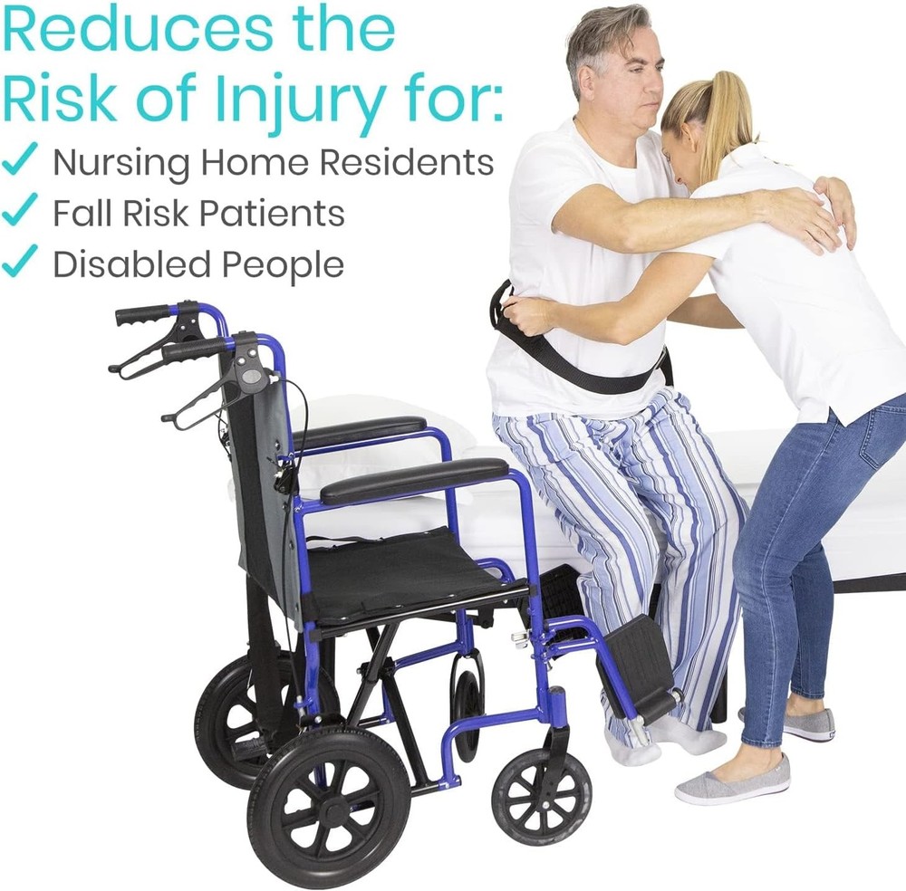 Patient Transfer Gait Belt with Handles