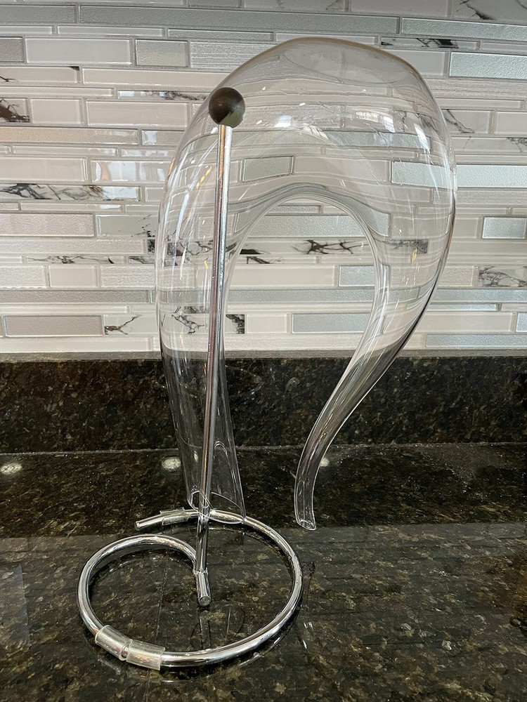 Happy Hour Decanter Dryer, Silver