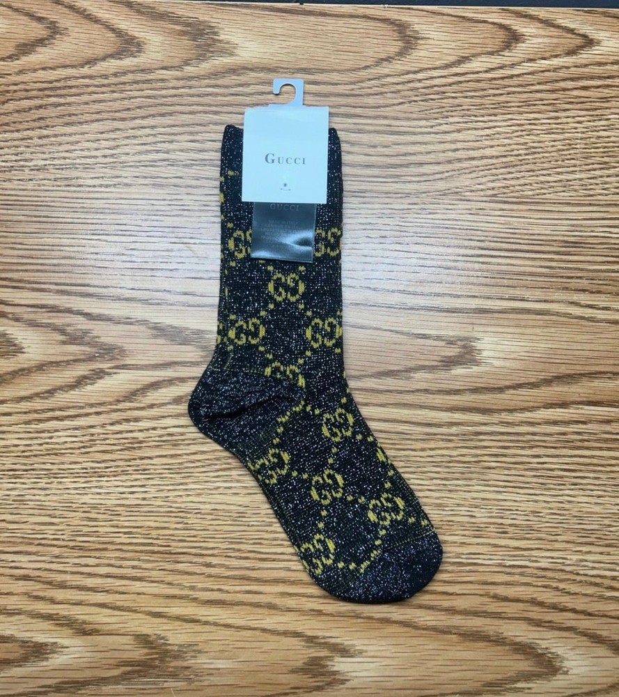 GG Gucci Gliters Socks Large