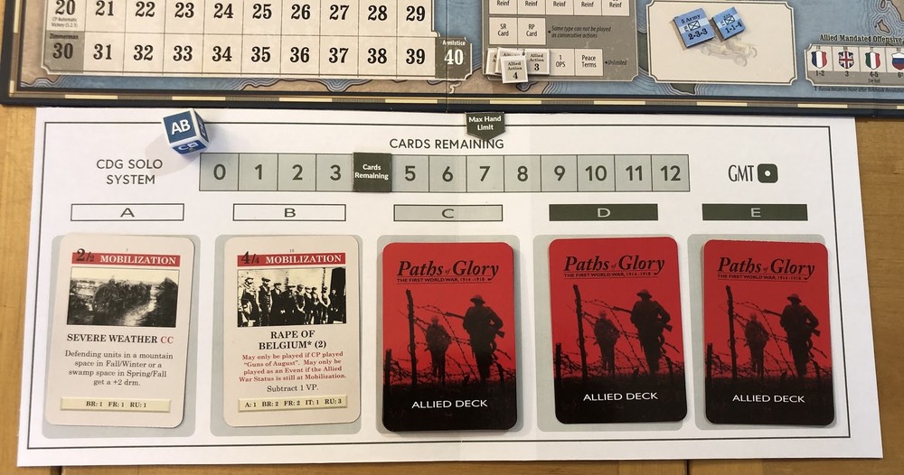 GMT Games CDG Solo System GMT 2203
