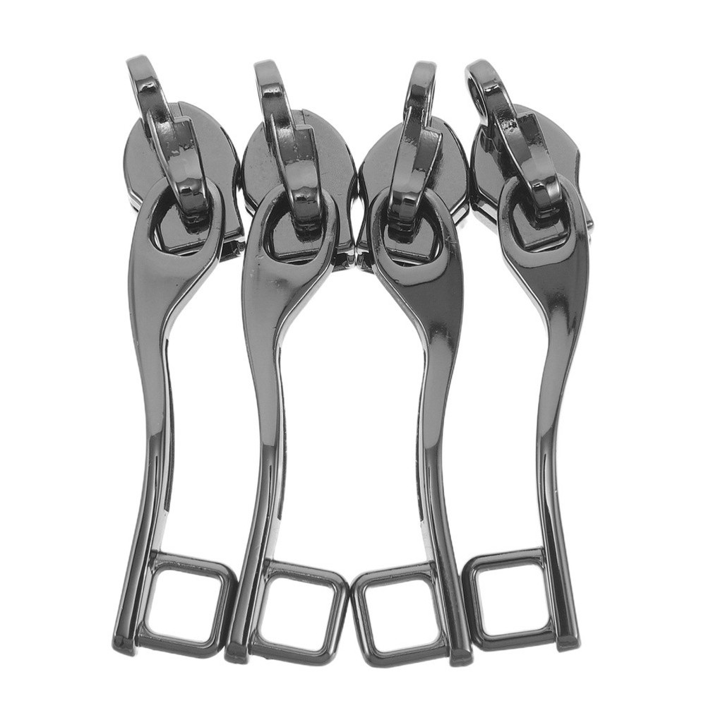 4 PCS Explosion-proof Combination Lock Zipper Double Layer Slider
