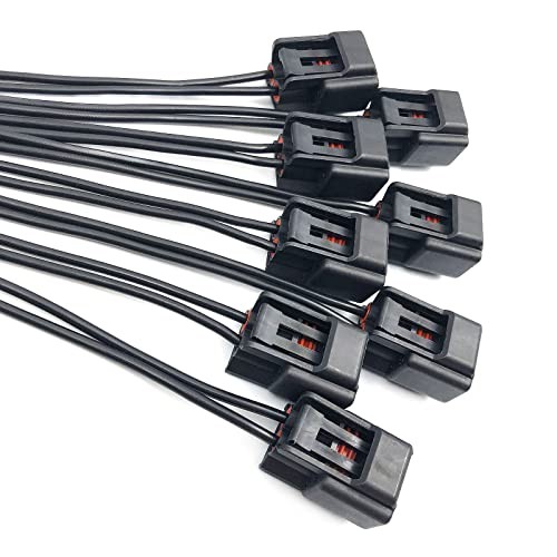 8pcs Ignition Coil Connector Plug Pigtail Harness with Wires Compatible with