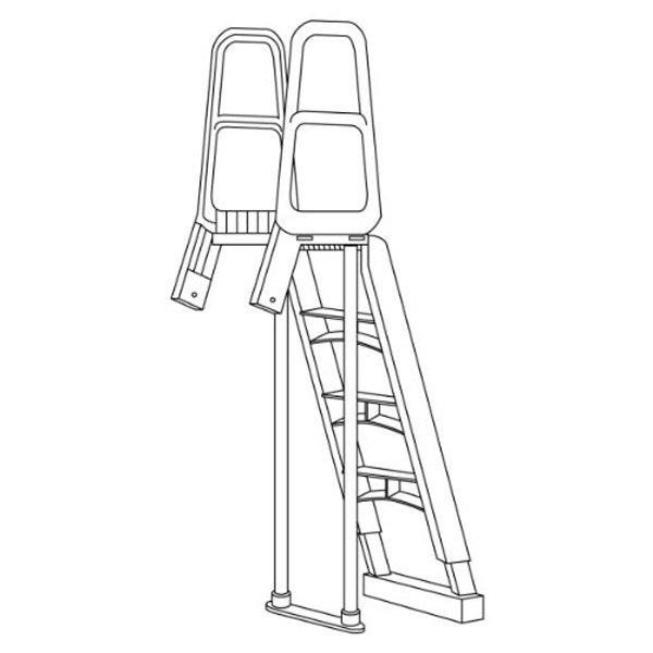 Main Access 200700T Smart Choice Above Ground Pool Ladder
