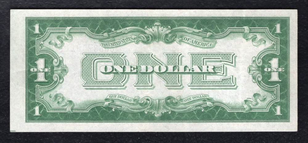 FR. 1602 1928-B $1 ONE DOLLAR “FUNNYBACK” SILVER CERTIFICATE ABOUT UNCIRCULATED