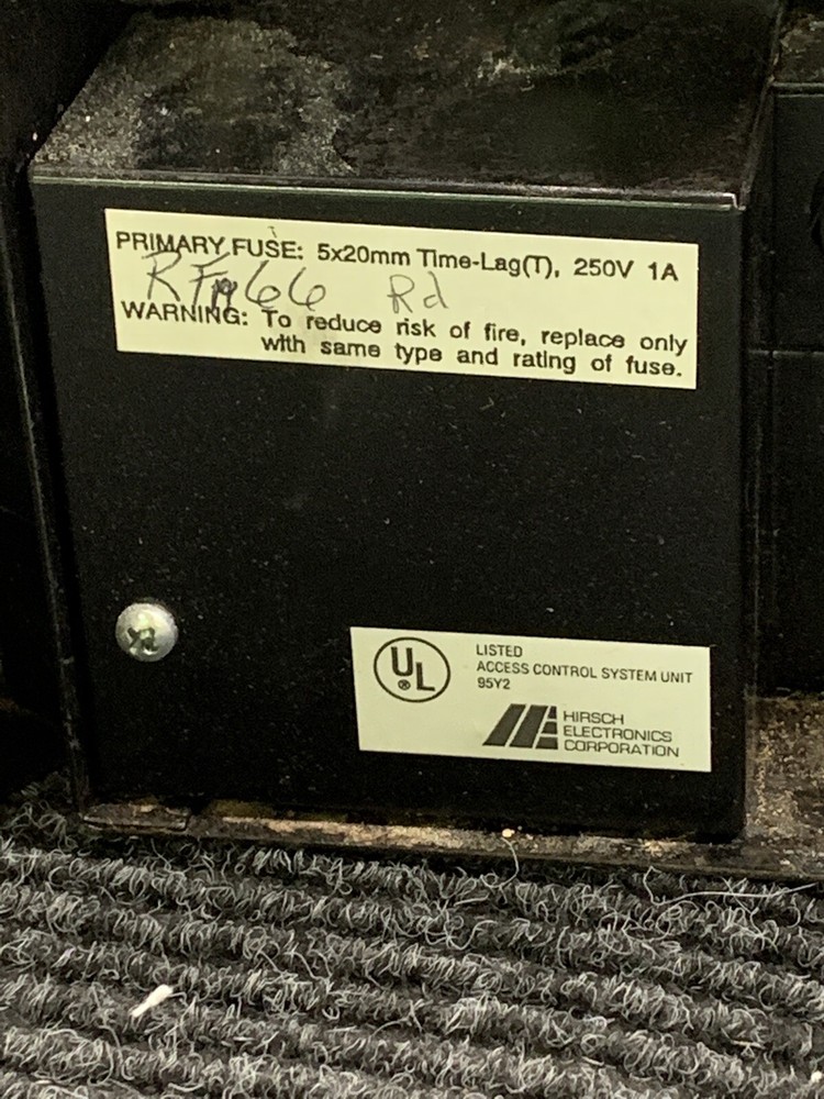 HIRSCH ELECTRONICS PS2 115 VAC POWER SUPPLY FOR 2 LOCKS SCRAMBLE PADS & MATCH