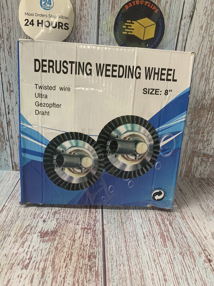 8 Inch Derusting Weeding Wheel Twisted Wire