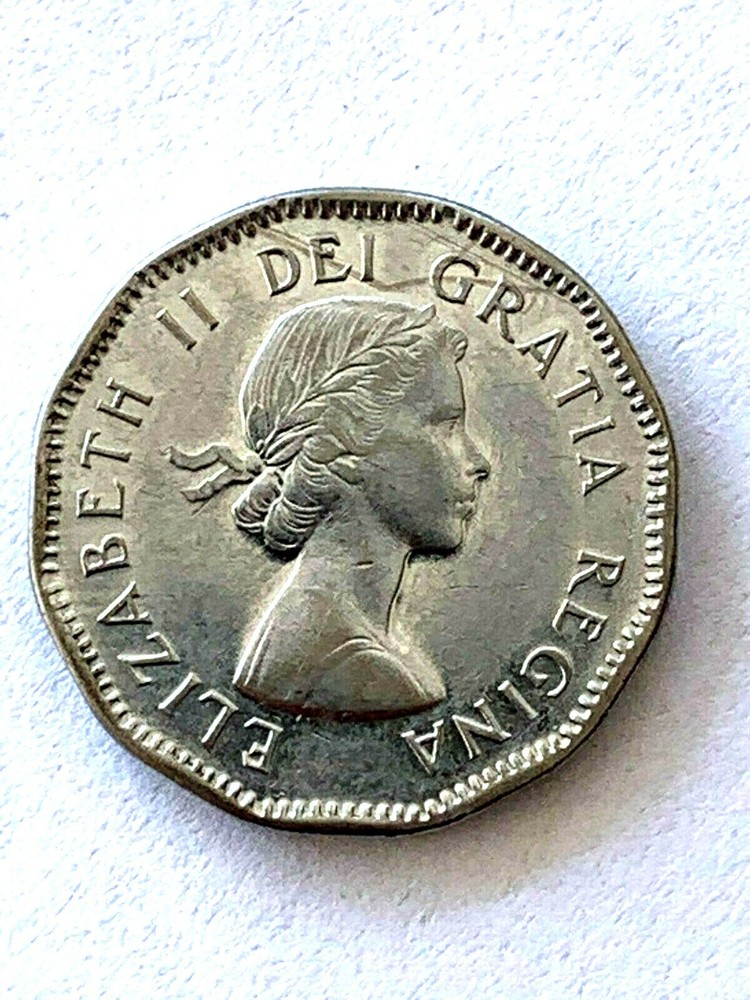 1953 Canada 5 Cent Coin