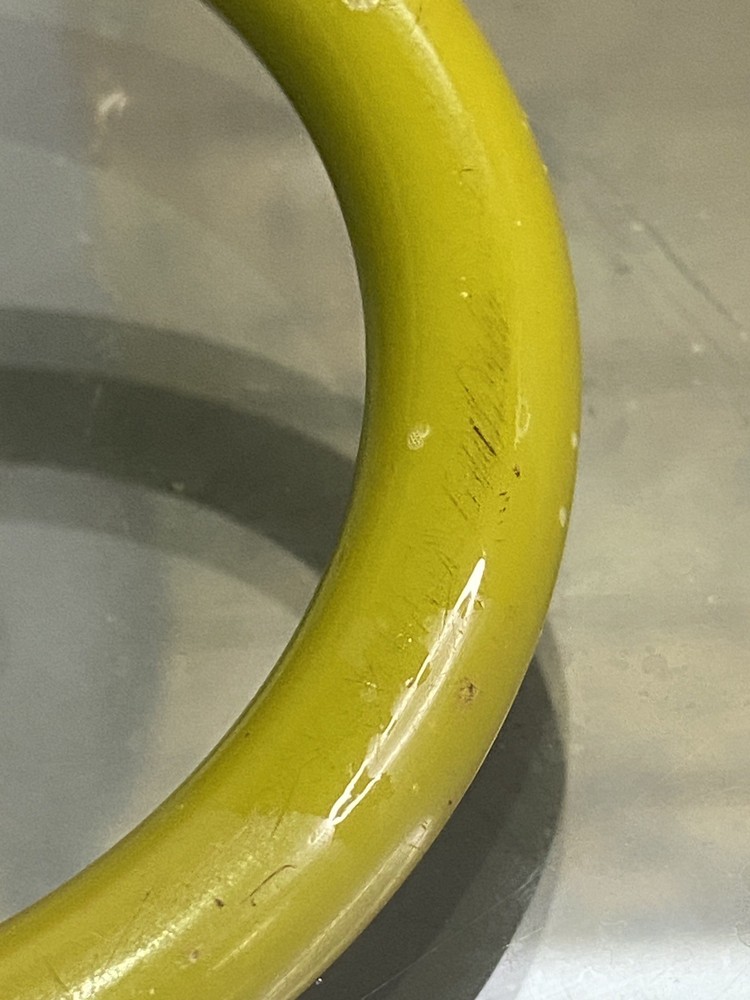 Green Bakelite Bangle Bracelet