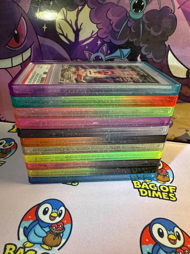 PSA Pokemon-TCG-Sports Graded Bumper Guard Protector with Back Plate - STACKABLE