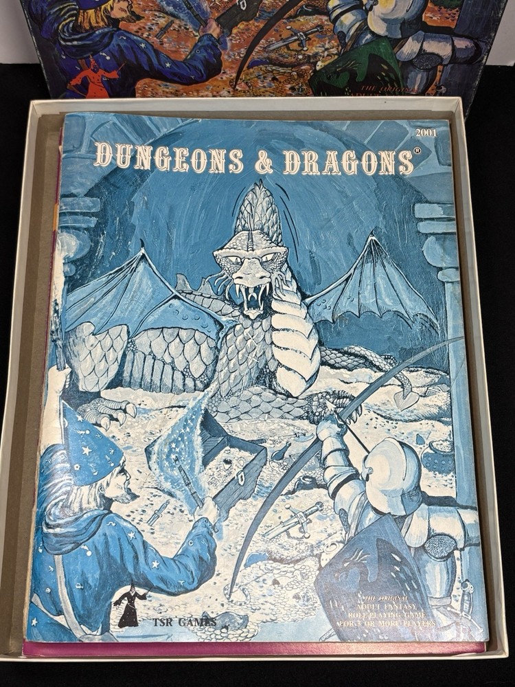 TSR D&D Dungeons & Dragons Basic Set 3rd Edition 1979 w/ Geomorphs (Read)