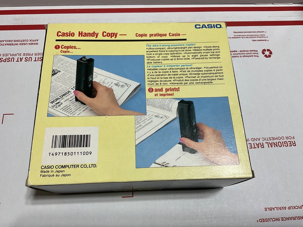 Casio Copy Pen CP-9 Hand Scanner