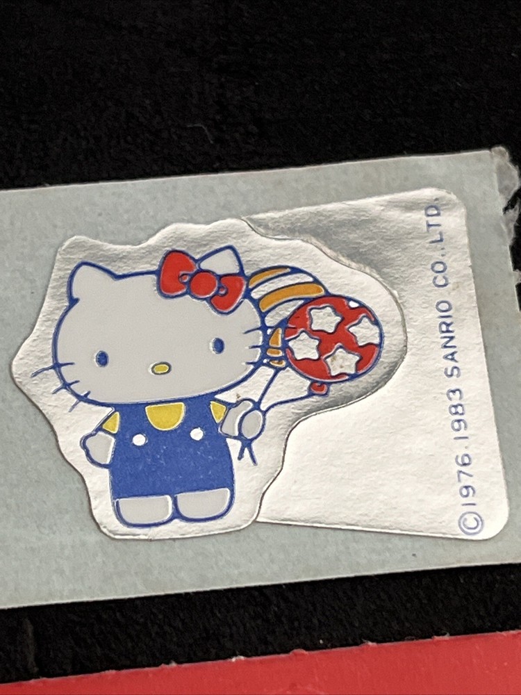 Vintage Sanrio HELLO KITTY Stickers - Rare