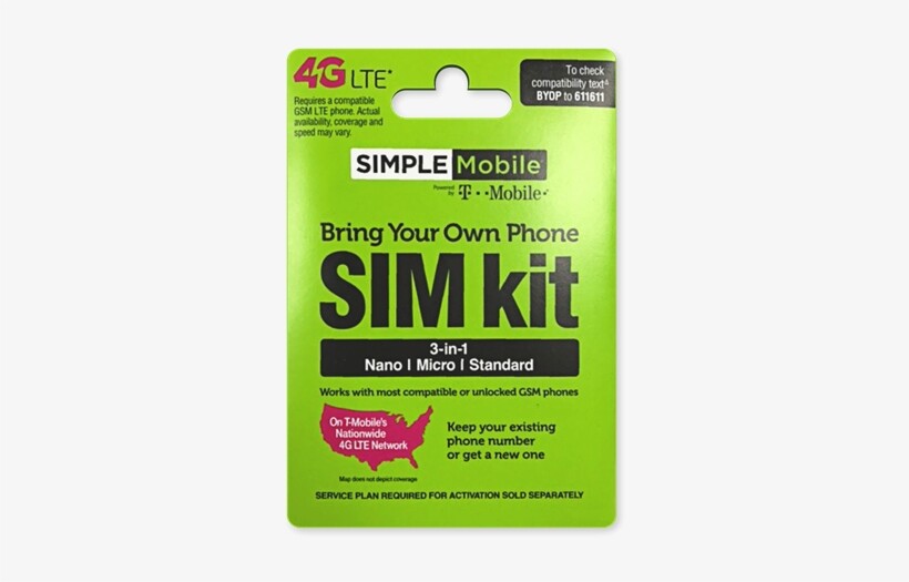 SIMPLE MOBILE | $50 PLAN | 1 MONTH INCLUDED