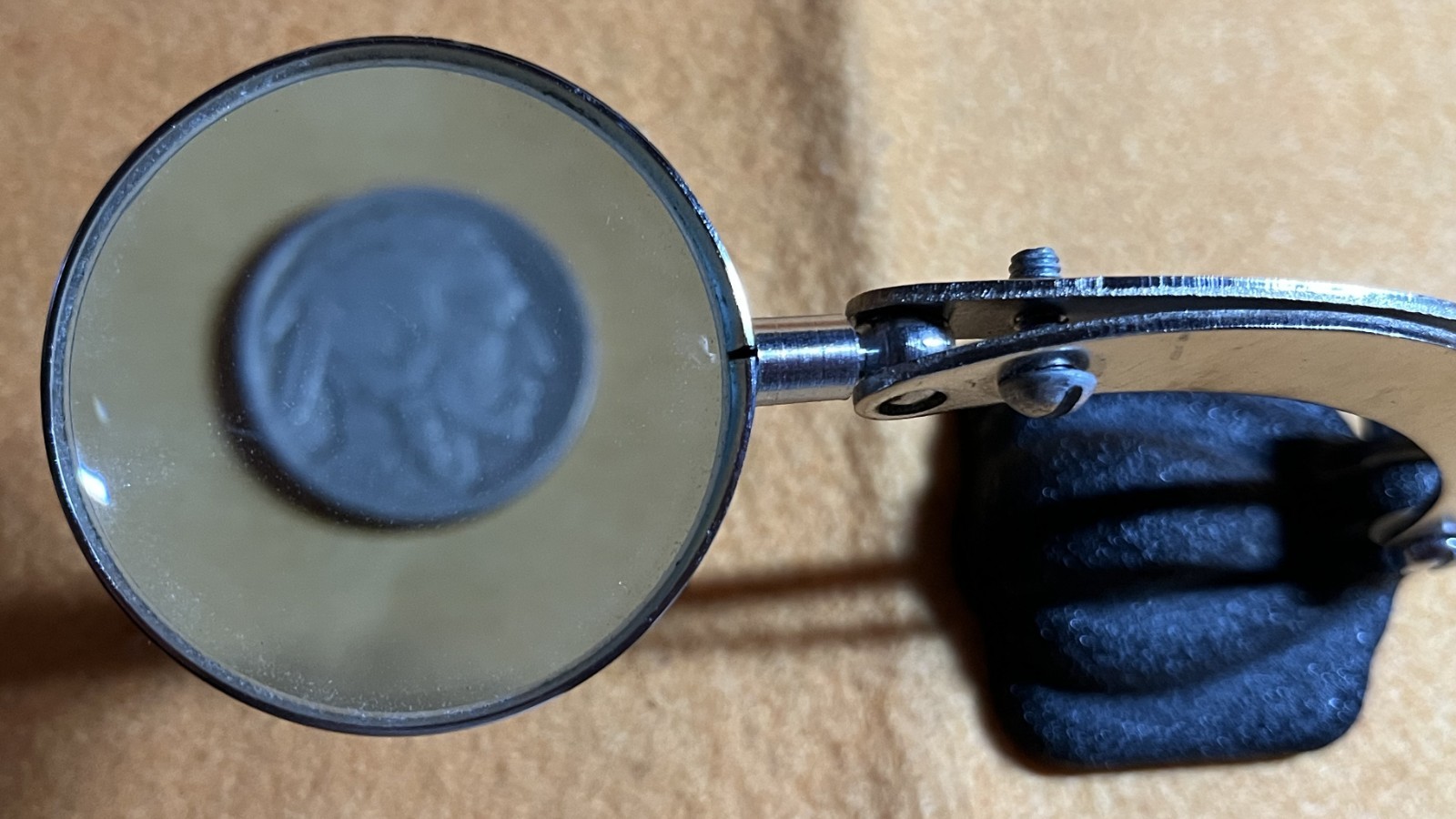 Vintage Stand Magnifier Adjustable Hobby Use - Coins Stamps etc.