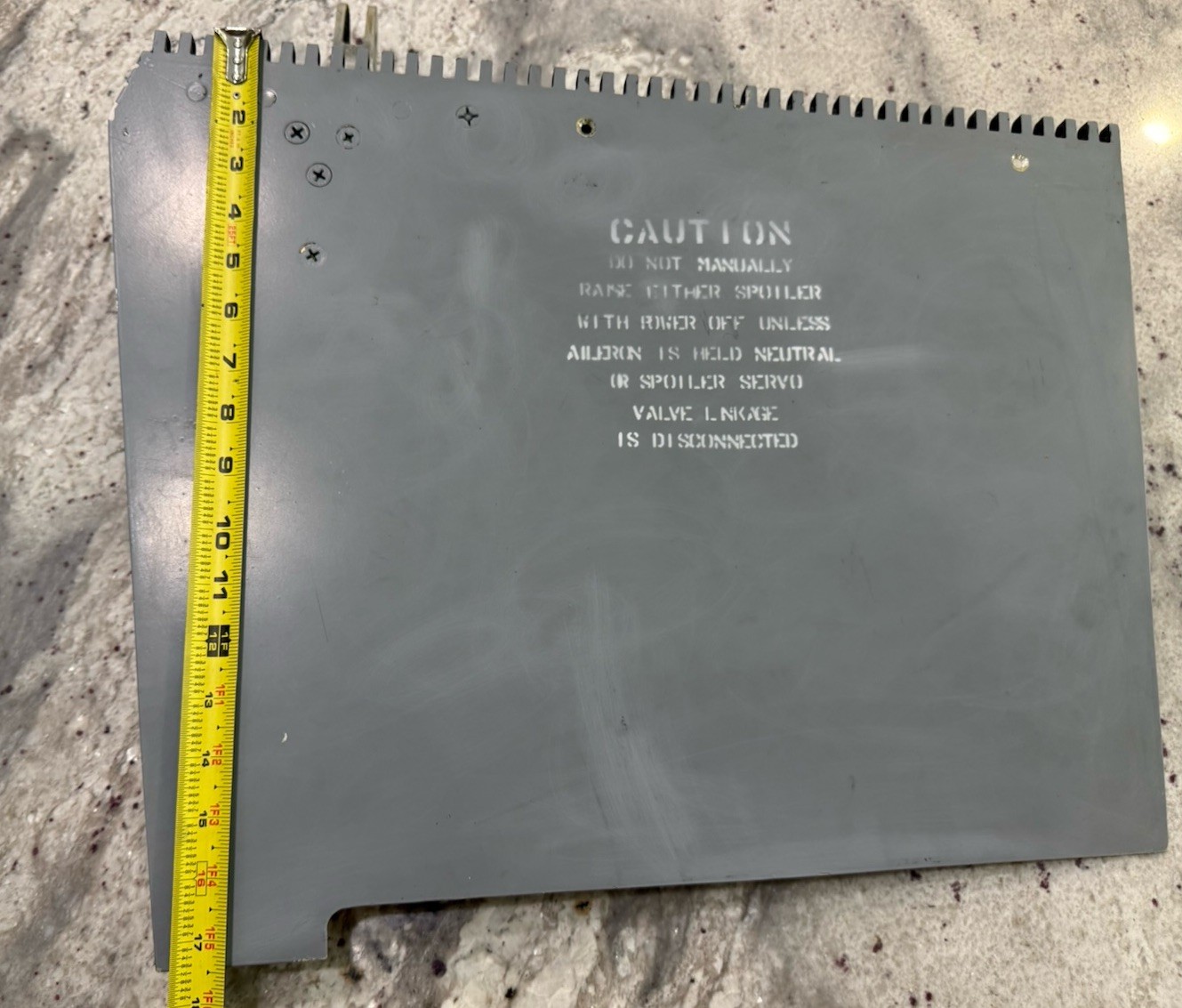 McDonnell Douglas F4 Phantom Center Aileron Panel Fighter Jet USAF F-4 Marine