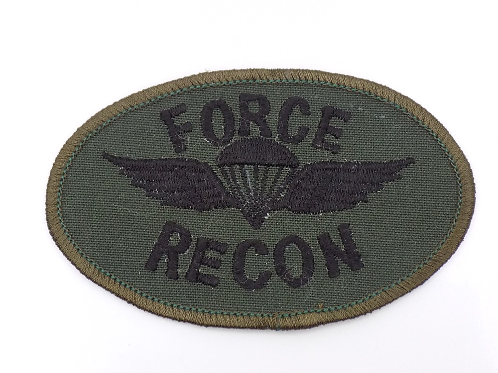 Original USMC Force Recon Paratrooper Jump Wings Patch