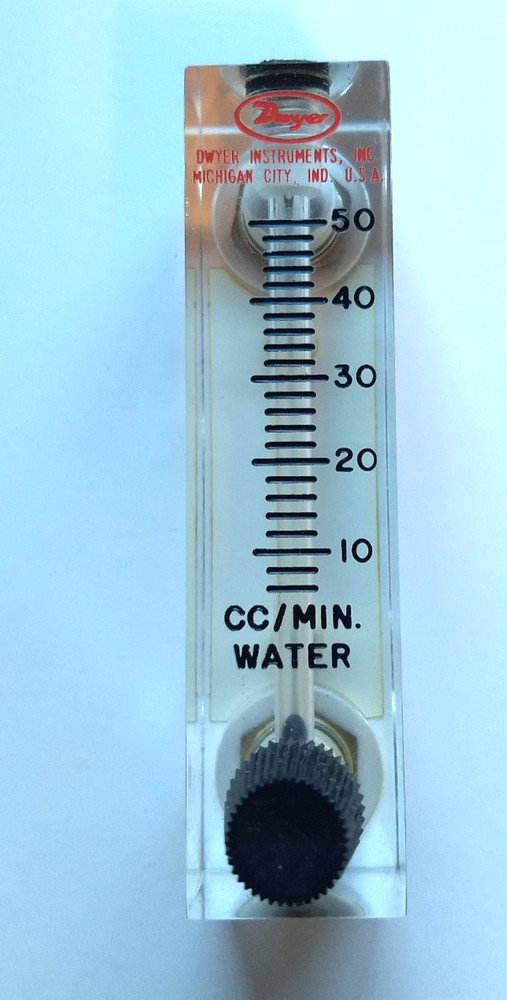 Dwyer Series VFA Visi-Float 0-50cc/min Water Flow Meter