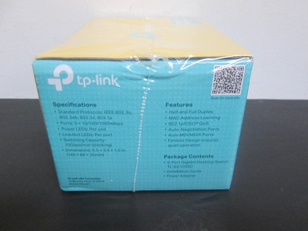 TP-Link TL-SG1005D 5-Port Gigabit Desktop Switch
