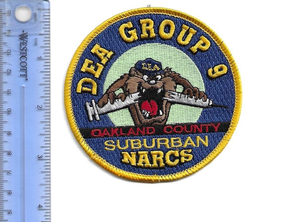 DEA Group 9 Oakland County Suburban NARCS patch