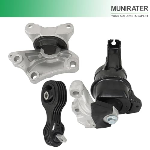 3PCS Engine Motor & Auto Trans Mount Set Replacement for 2012-2013 Civic 9885