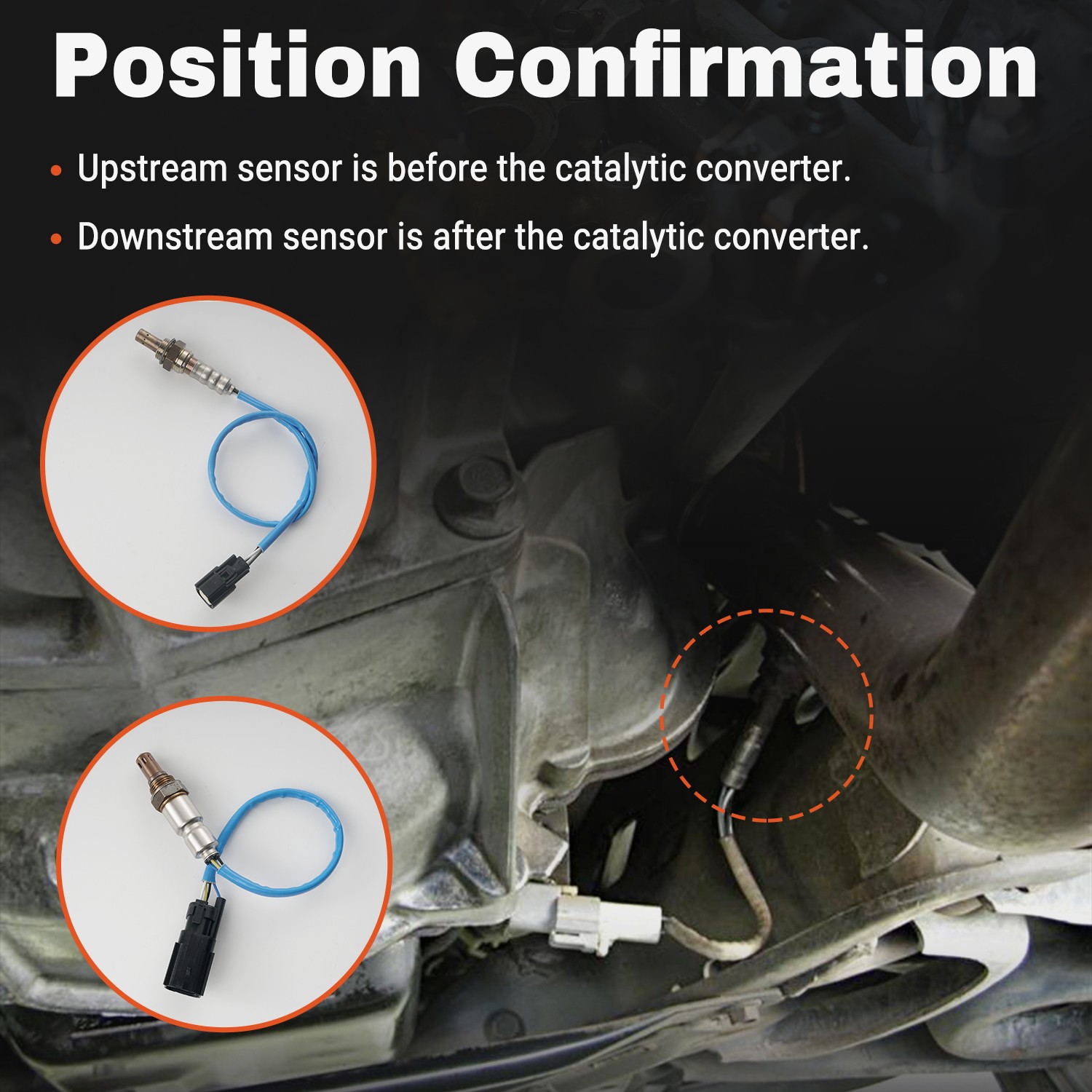 4PCS Oxygen O2 Sensor Up＋Downstream For 2013-2015 Ford Explorer Flex Taurus 3.5L