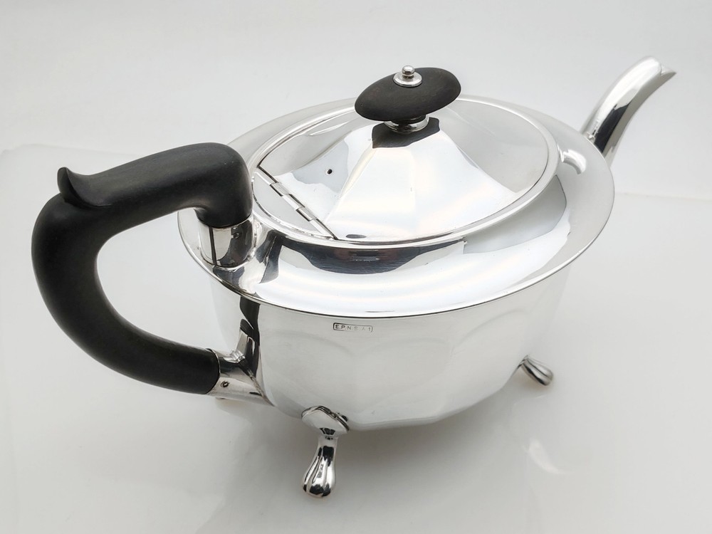 Art Deco Silver Plated Tea Pot EPNS A1 Sheffield Vintage