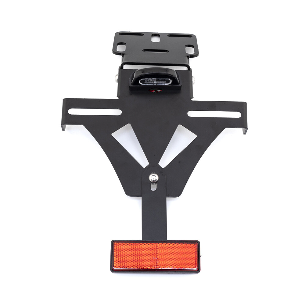 Motorcycle Adjustable Angle License Number Plate Frame Holder Bracket For Yamaha