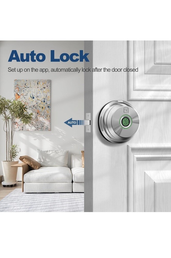 SCHLOB GEEK SMART DEADBOLT FINGERPRINT ACCESS & APP. CONTROL RD02 KEYLESS ENTRY