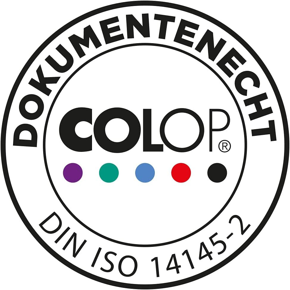 COLOP E/40, red, double pack for stamp printer