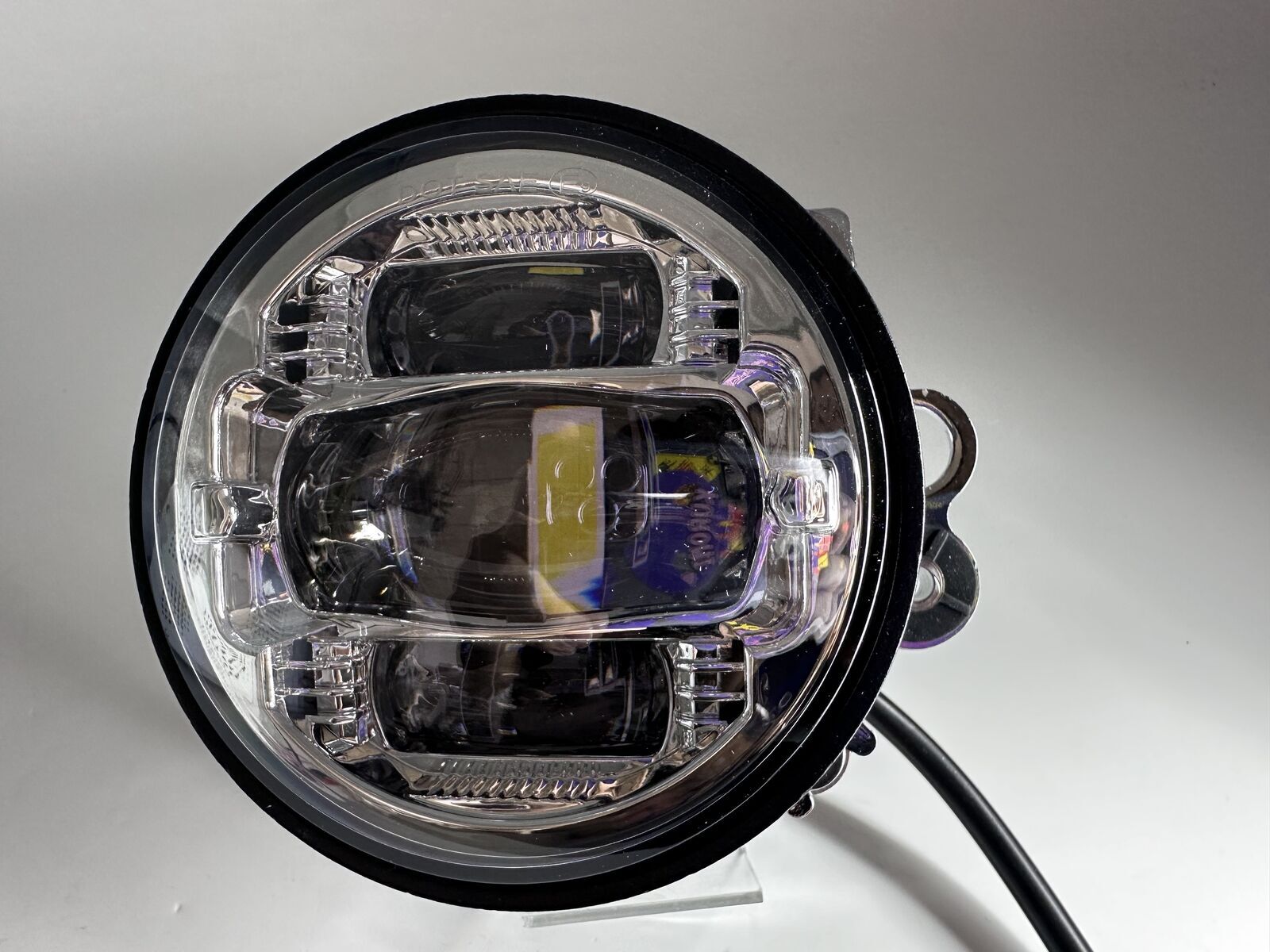 2X Chrome LED Fog Lights For Honda GL1800 Goldwing 1800 2002-2010 Plug and Play