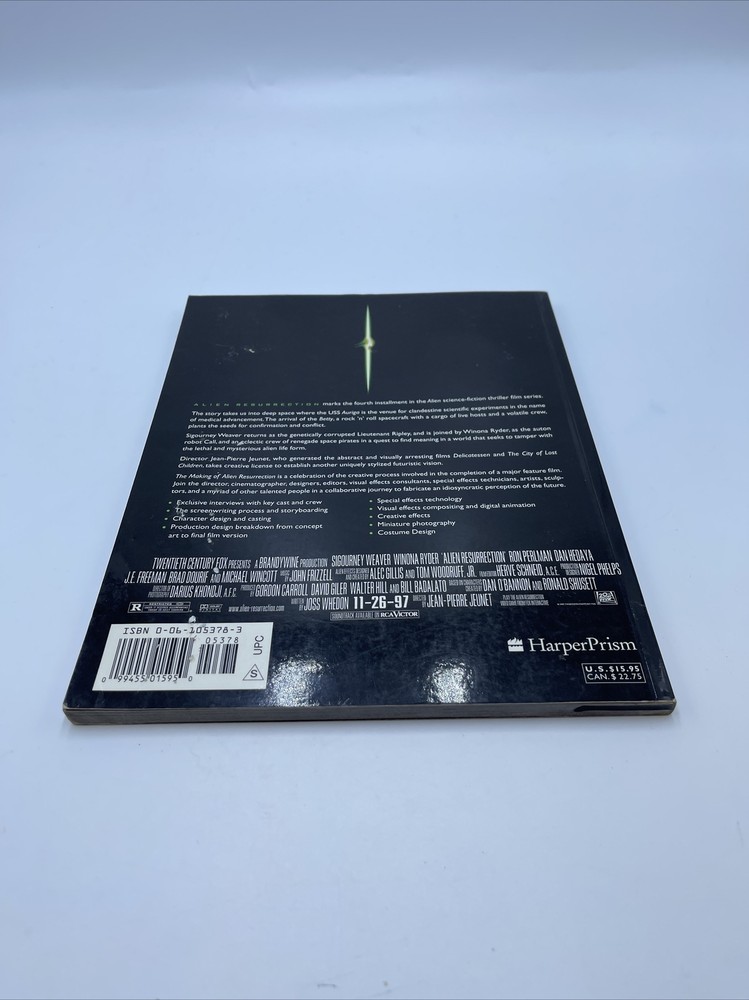 1997 "ALIEN: RESURRECTION" Storyboard, First Draft script and Press Release Kit