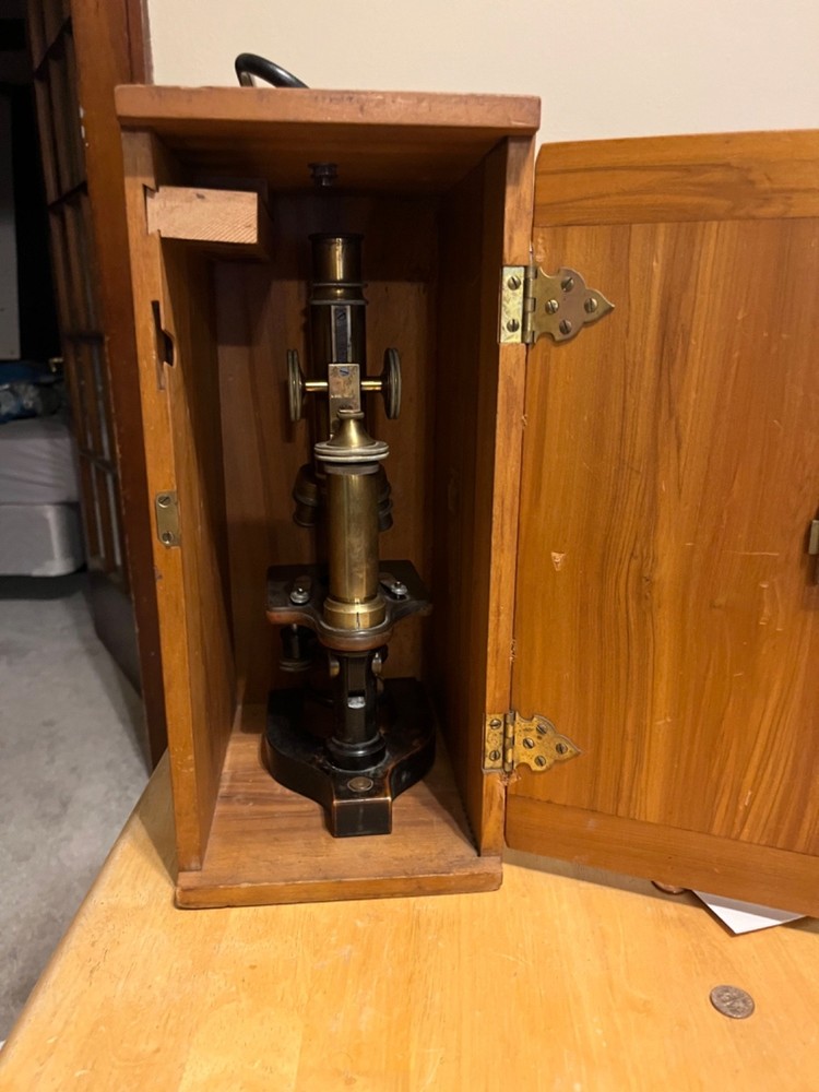 1905 Bausch & Lomb Brass Microscope