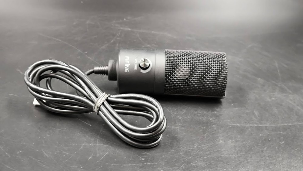 Fifine Microphone Used Working Black