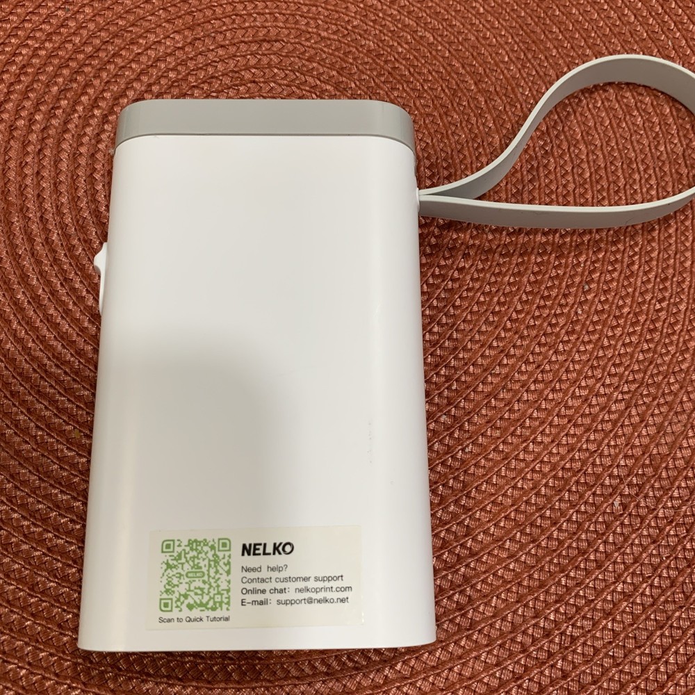 Nelko P21 Wireless Mini Label Maker Bluetooth Label Printer White