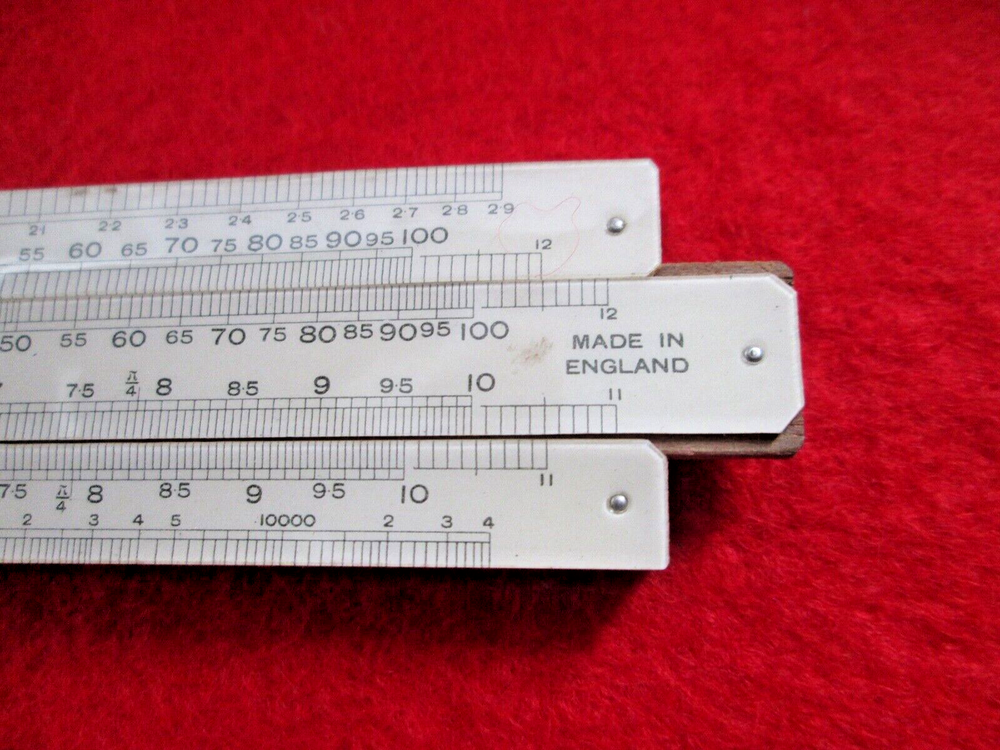 UNIQUE Log Log Slide Rule - Made In England - Boxed