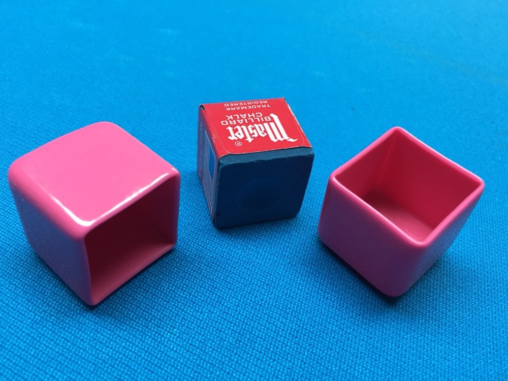 10 Pink Billiard Pool Chalk Cup Holders