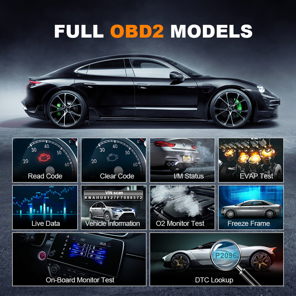 Tablet Scanner OBD2 Bi-directional Code Reader All System Wifi Diagnostic Tool