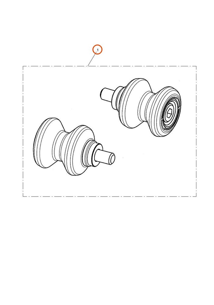 Triumph A9640022 - Paddock Stand Bobbin Kit, Type 1