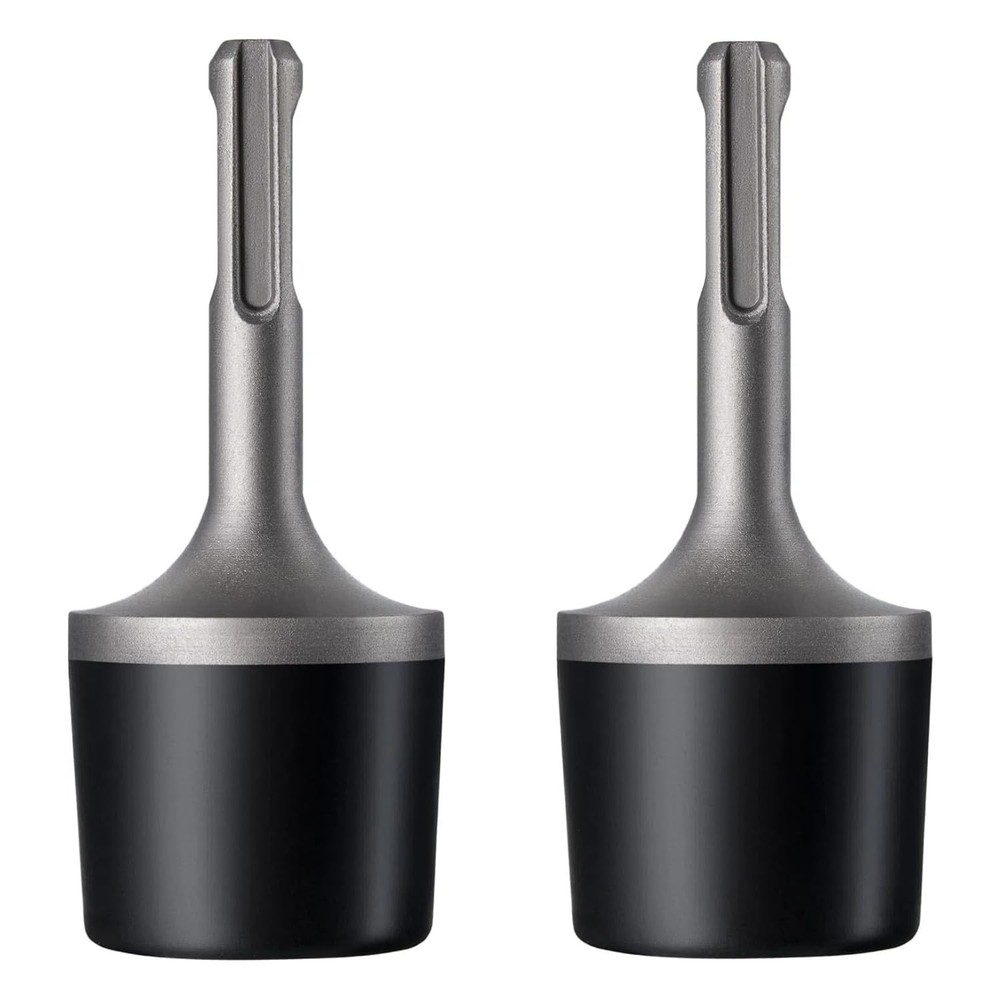 2Pcs Driven Rubber Mallet with SDS PLUS Handle Rubber Tool Hammer for Pre...