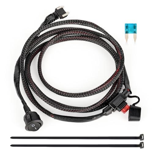 66.9" Universal Fuse Bypass Switch Kit Relay Bypass Switch Kit Low Profile Mini