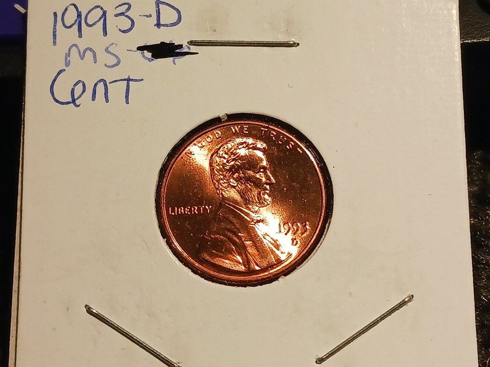 1993 D Lincoln Cent Uncirculated