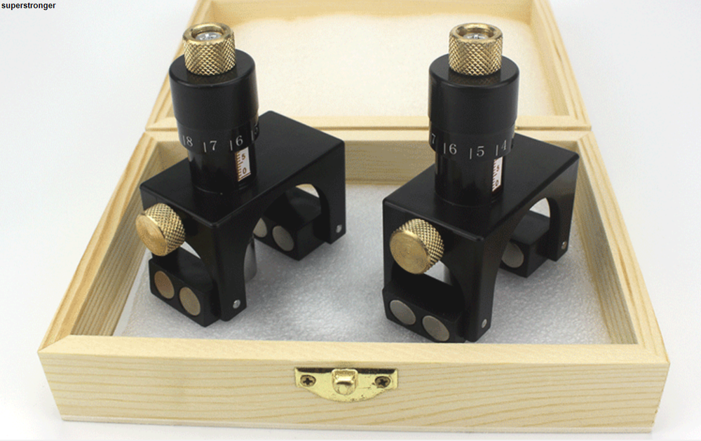2X Magnetic Planer Blade Knife Jointer Setting Jig Gauge Woodworking Setter Tool