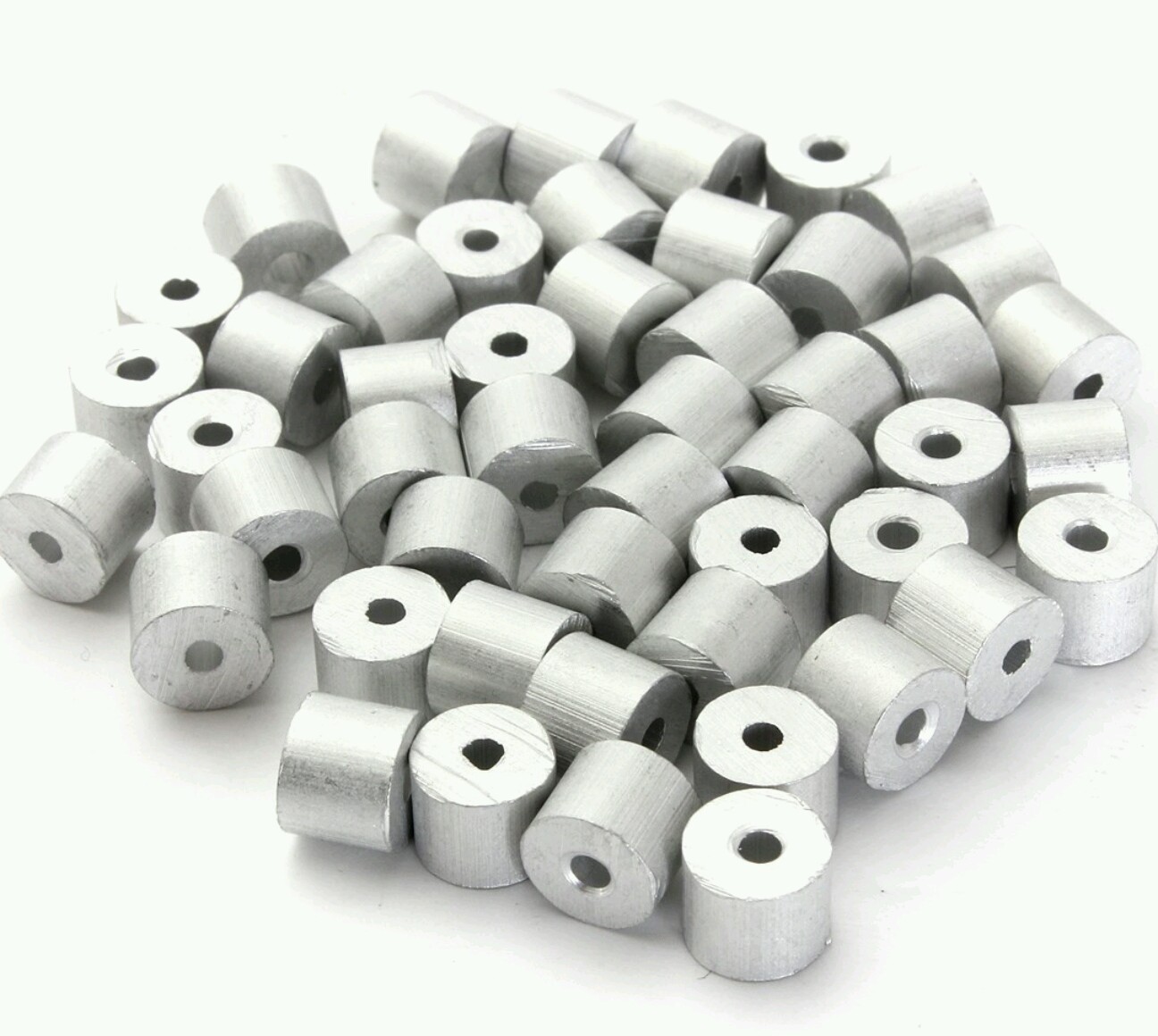 Aluminum Swage Stops for 3/16" Wire Rope Cable: 50 and 100 pcs