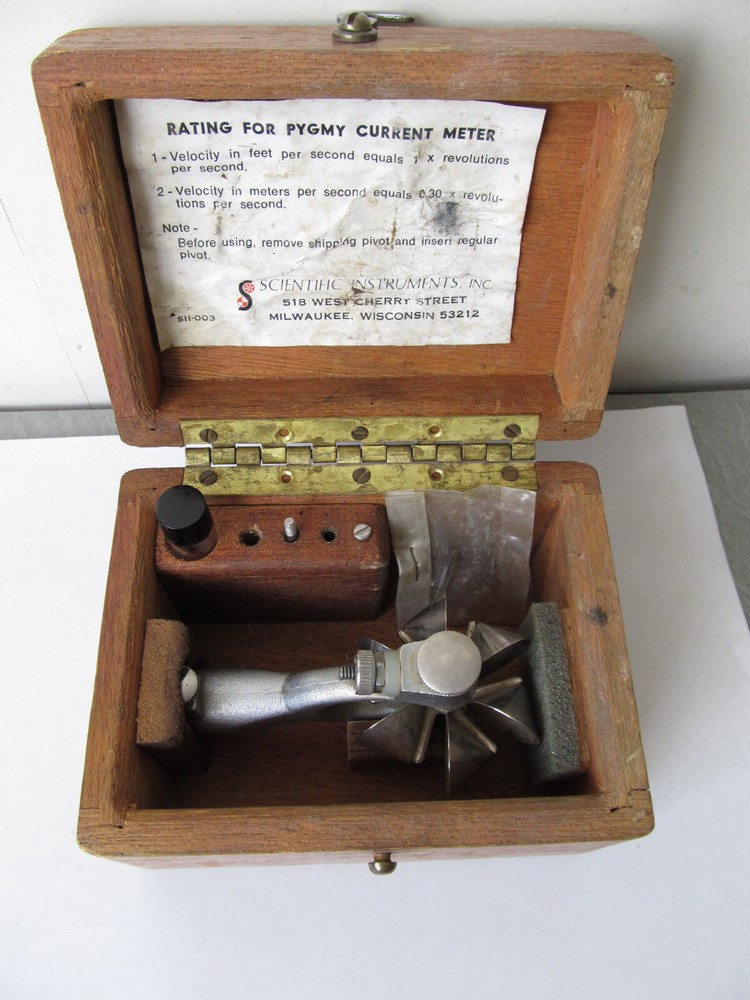 Vintage Scientific Instruments Pygmy Water Flow Current Meter