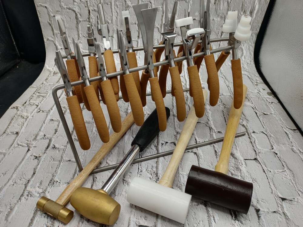 Wire wrapping Tools Set - Pliers - Mandrels- Hammers/Mallets