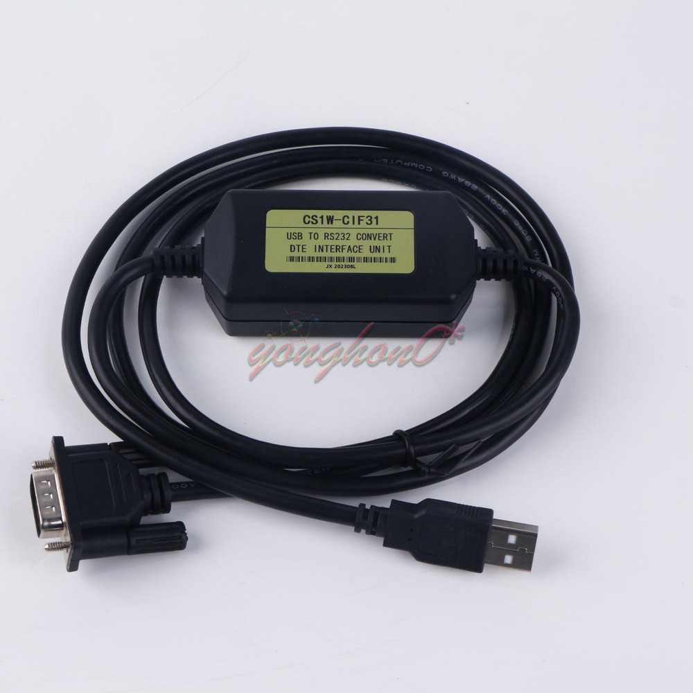 1X USB to RS232 Conversion for CS1WCIF31 CS1W-CIF31 PLC Programming Cable