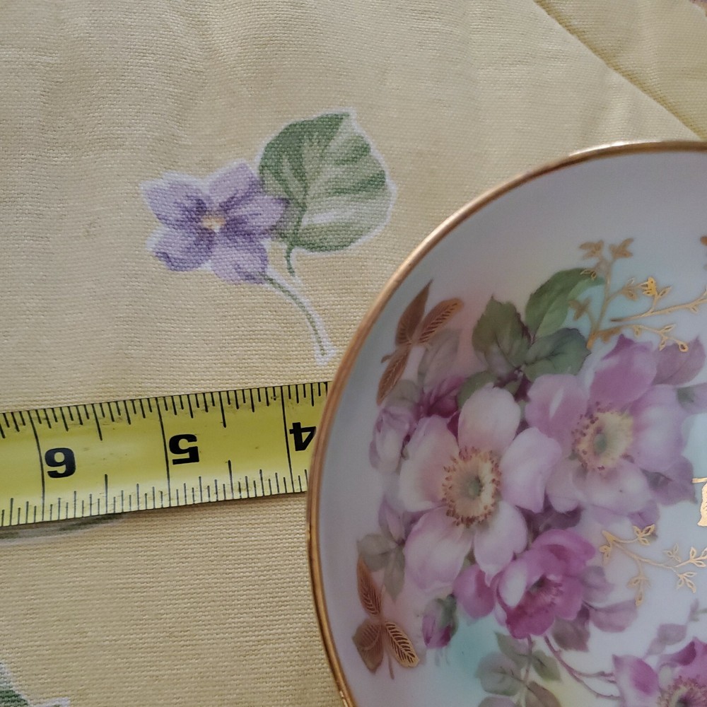 SCHUMANN GERMANY EGG SHAPED HANDPAINTED CANDY OR TRINKET BOWL